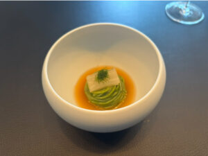 Seaweed noodle at JUNGSIK SEOUL
